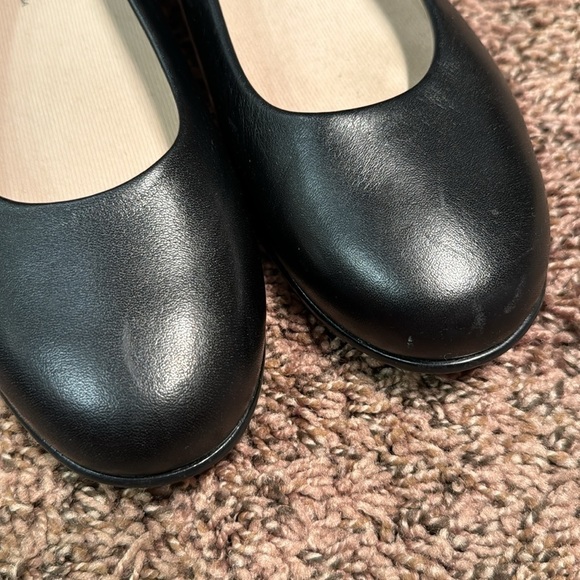 SAS Black Leather Scenic Ballet Flats Size 7.5 S - Picture 2 of 11